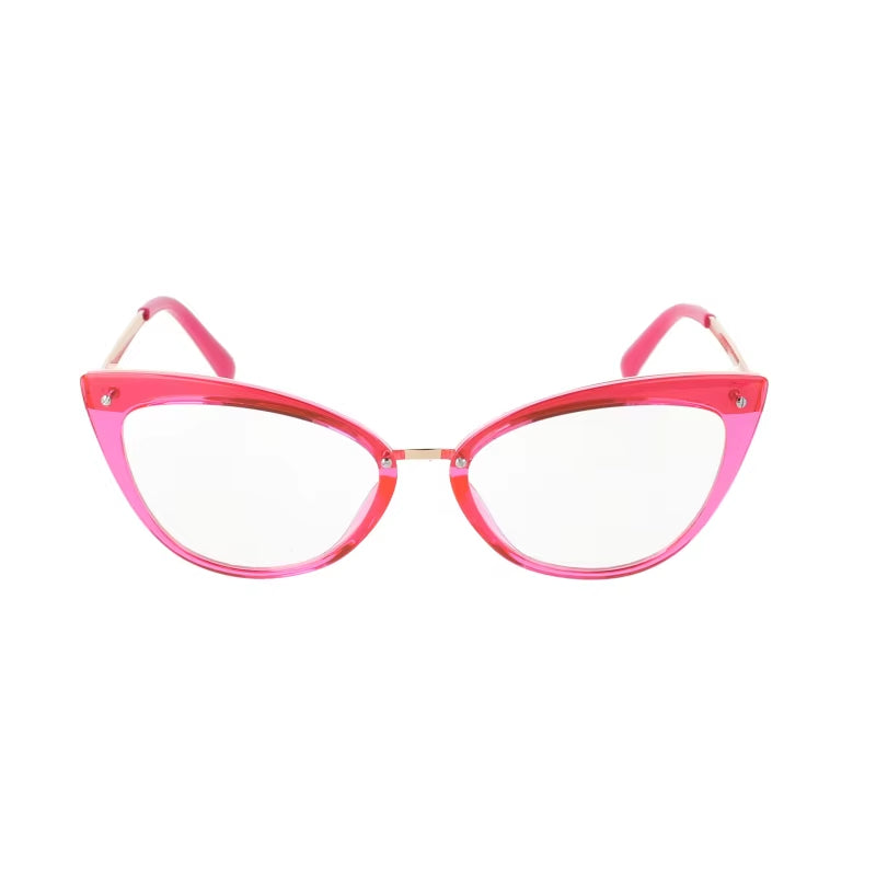 51102 Fashion Women Cat Eye anti Blue Light Optical Glasses Frames Brand Designer Transparent Computer Eyeglasses