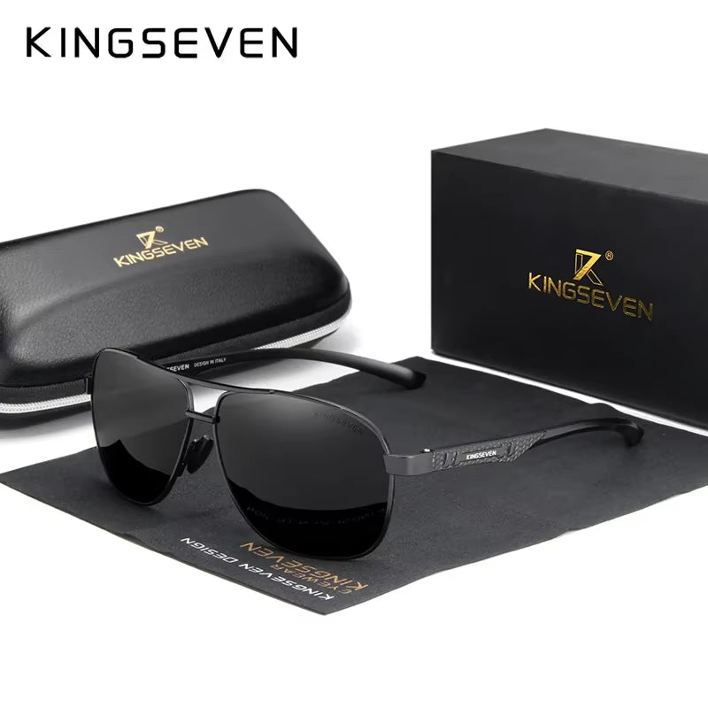 Polarized Aluminum Sunglasses Men UV400 HD Lens Pilot Eye Protection Photochromic Glasses Women Night Vision Eyewear