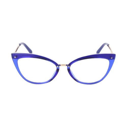 51102 Fashion Women Cat Eye anti Blue Light Optical Glasses Frames Brand Designer Transparent Computer Eyeglasses