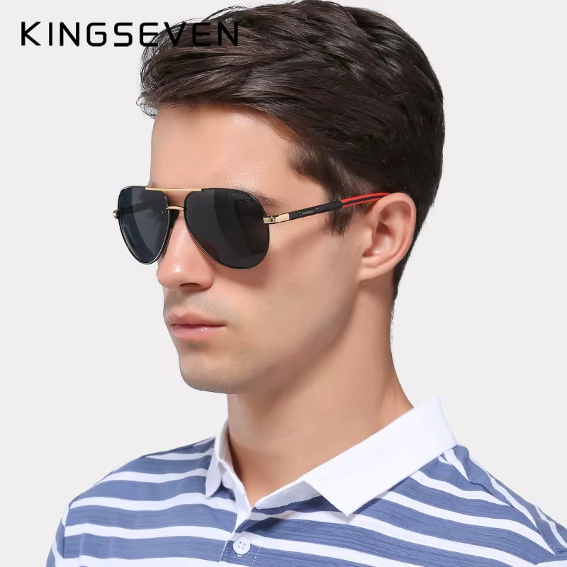 Men Vintage Aluminum Polarized Sunglasses Classic Brand Sun Glasses Coating Lens Driving Eyewear for Men/Women