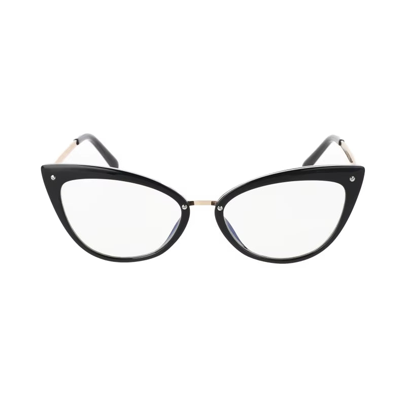 51102 Fashion Women Cat Eye anti Blue Light Optical Glasses Frames Brand Designer Transparent Computer Eyeglasses