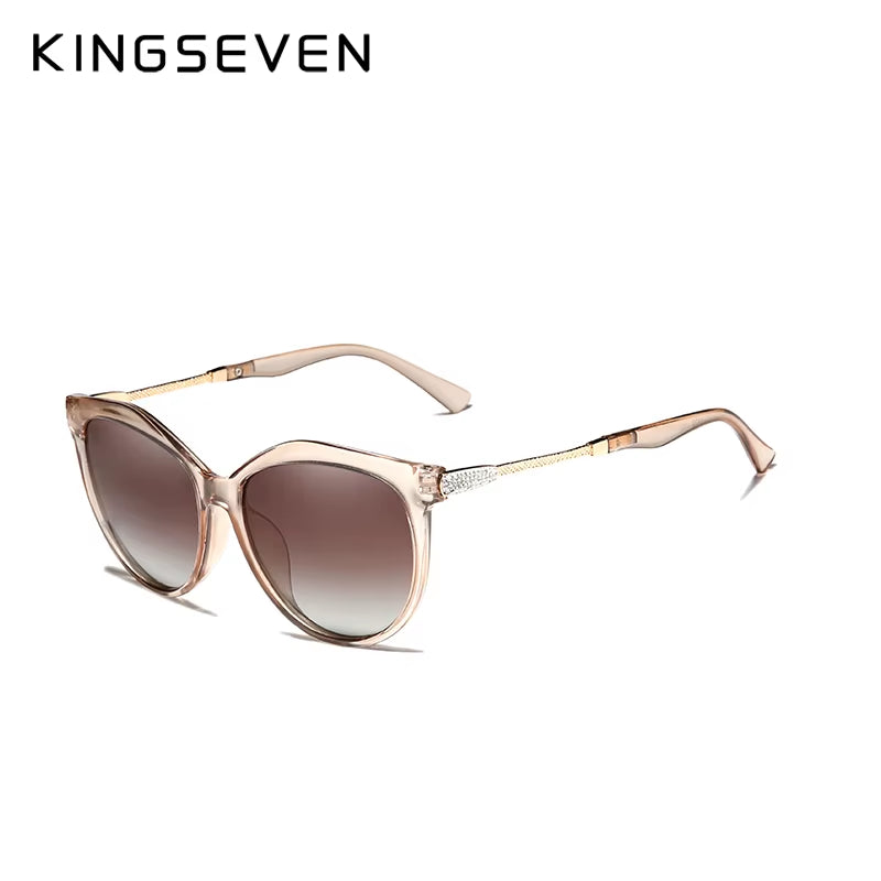 KINGSEVEN 2023 Polarized Women'S Sunglasses Gradient Lens Luxury Sun Glasses Brand Lentes Eye Protection Eyewear De Sol Mujer