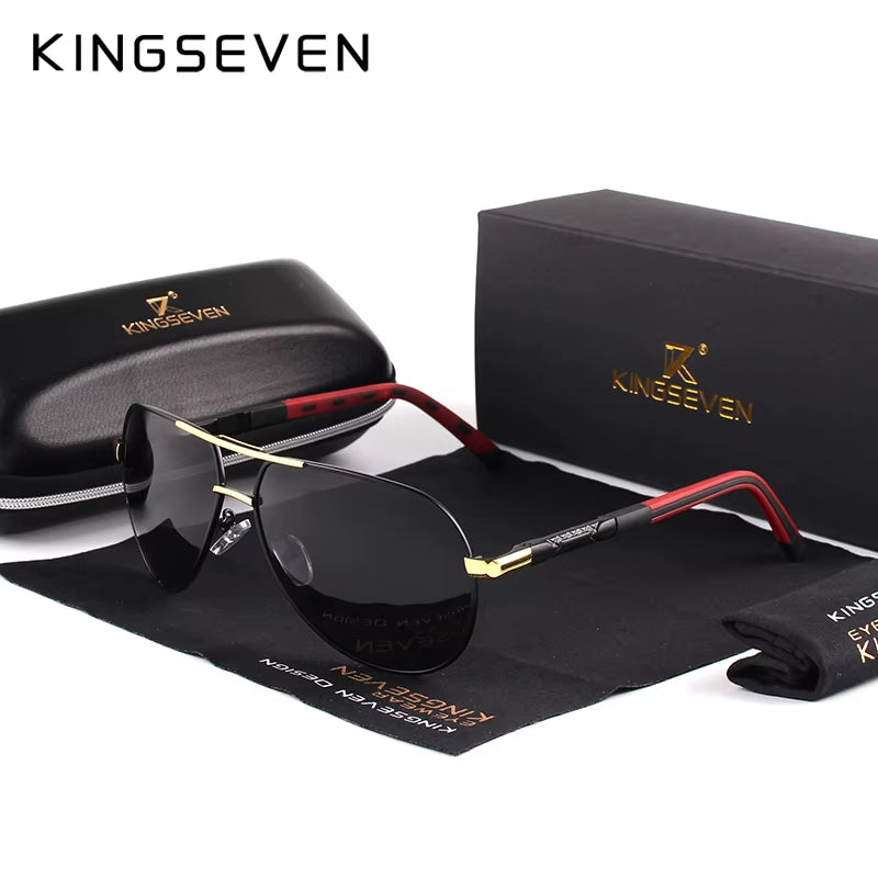 Men Vintage Aluminum Polarized Sunglasses Classic Brand Sun Glasses Coating Lens Driving Eyewear for Men/Women