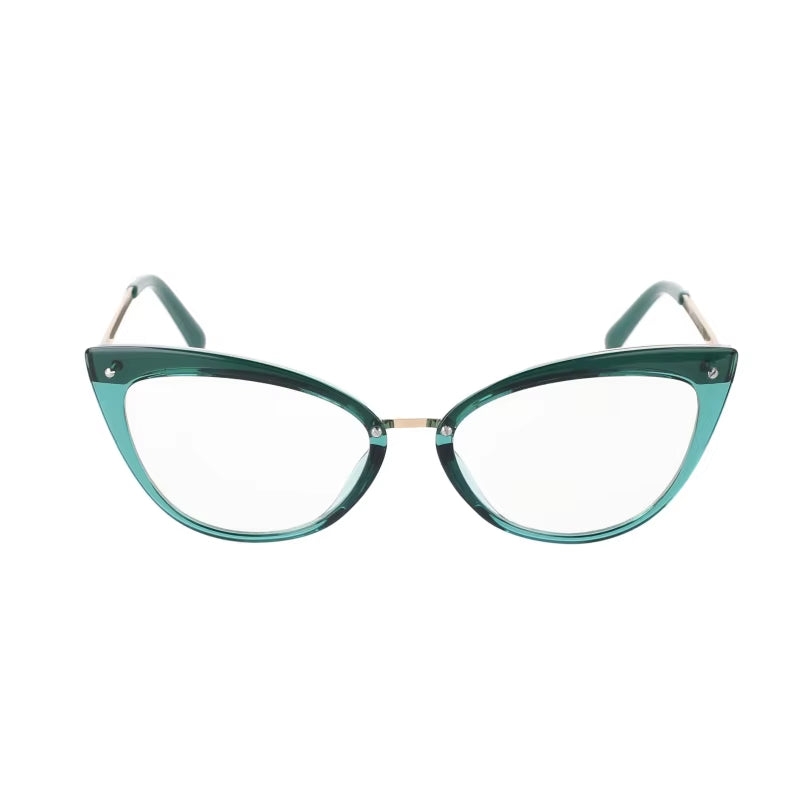 51102 Fashion Women Cat Eye anti Blue Light Optical Glasses Frames Brand Designer Transparent Computer Eyeglasses