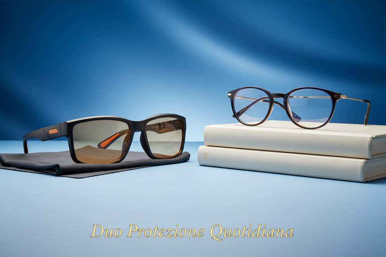 Duo Protezione Quotidiana - Bundle Occhiali Gaming e Lettura
