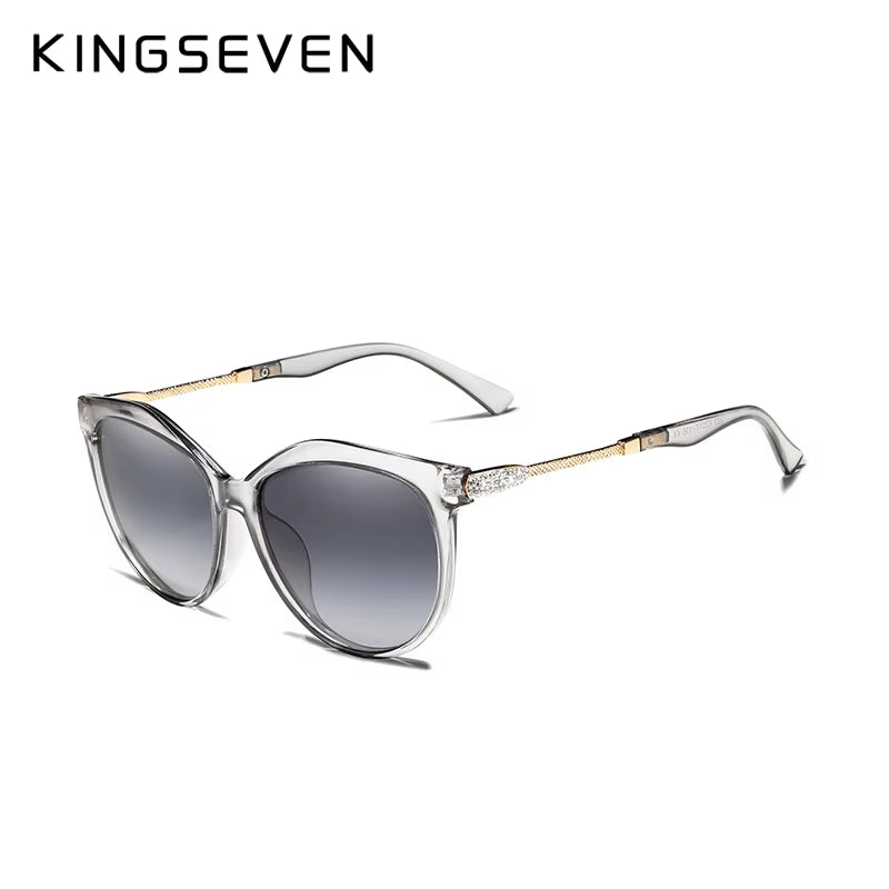KINGSEVEN 2023 Polarized Women'S Sunglasses Gradient Lens Luxury Sun Glasses Brand Lentes Eye Protection Eyewear De Sol Mujer
